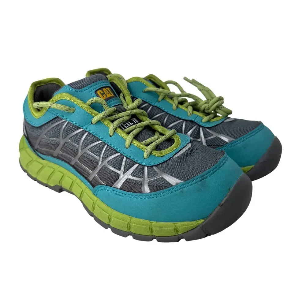 CAT Caterpillar Ergo Work‎ Shoes Connexion Steel Toe Multicolor Womens Size 7 - Picture 2 of 11
